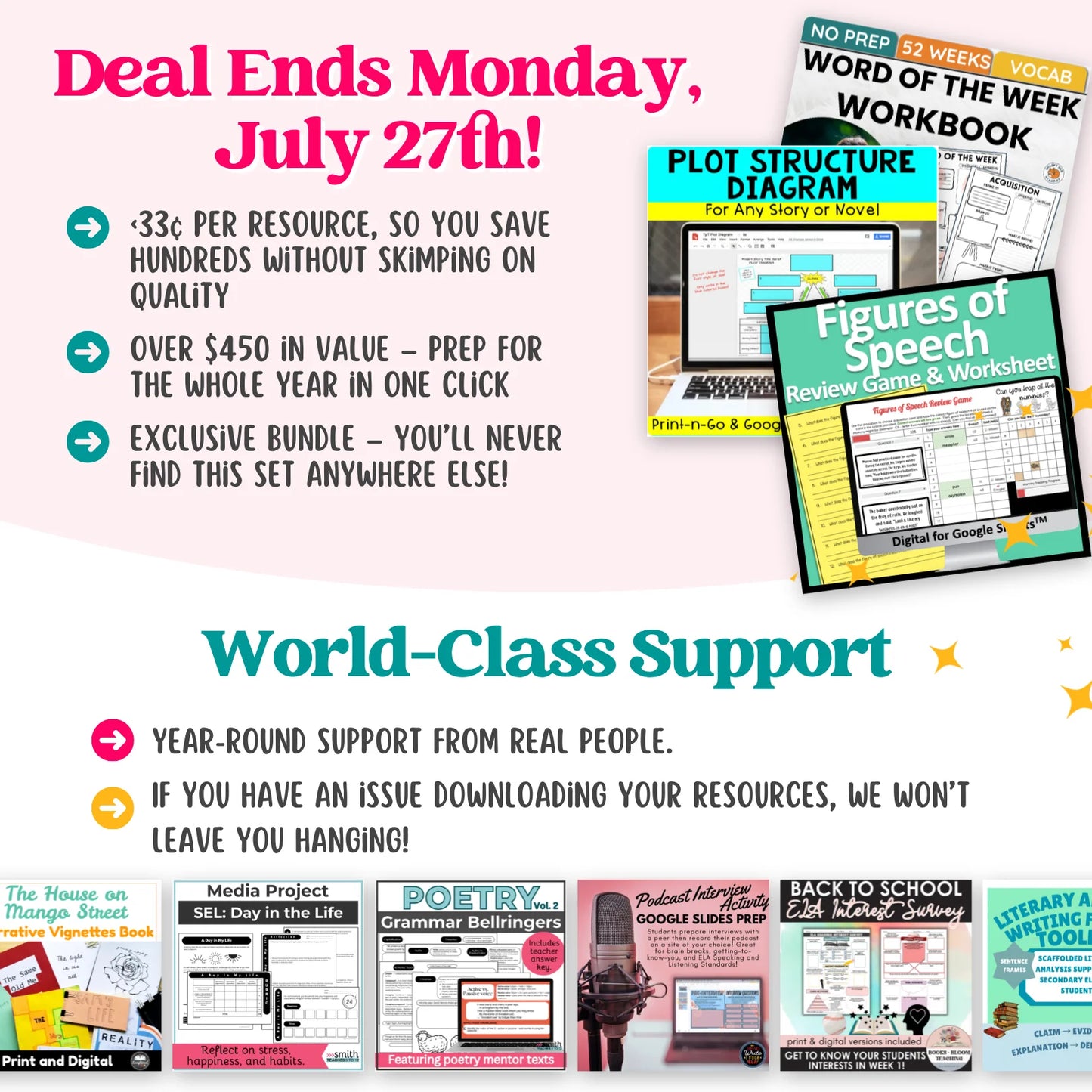8th Grade Ultimate ELAR Bundle