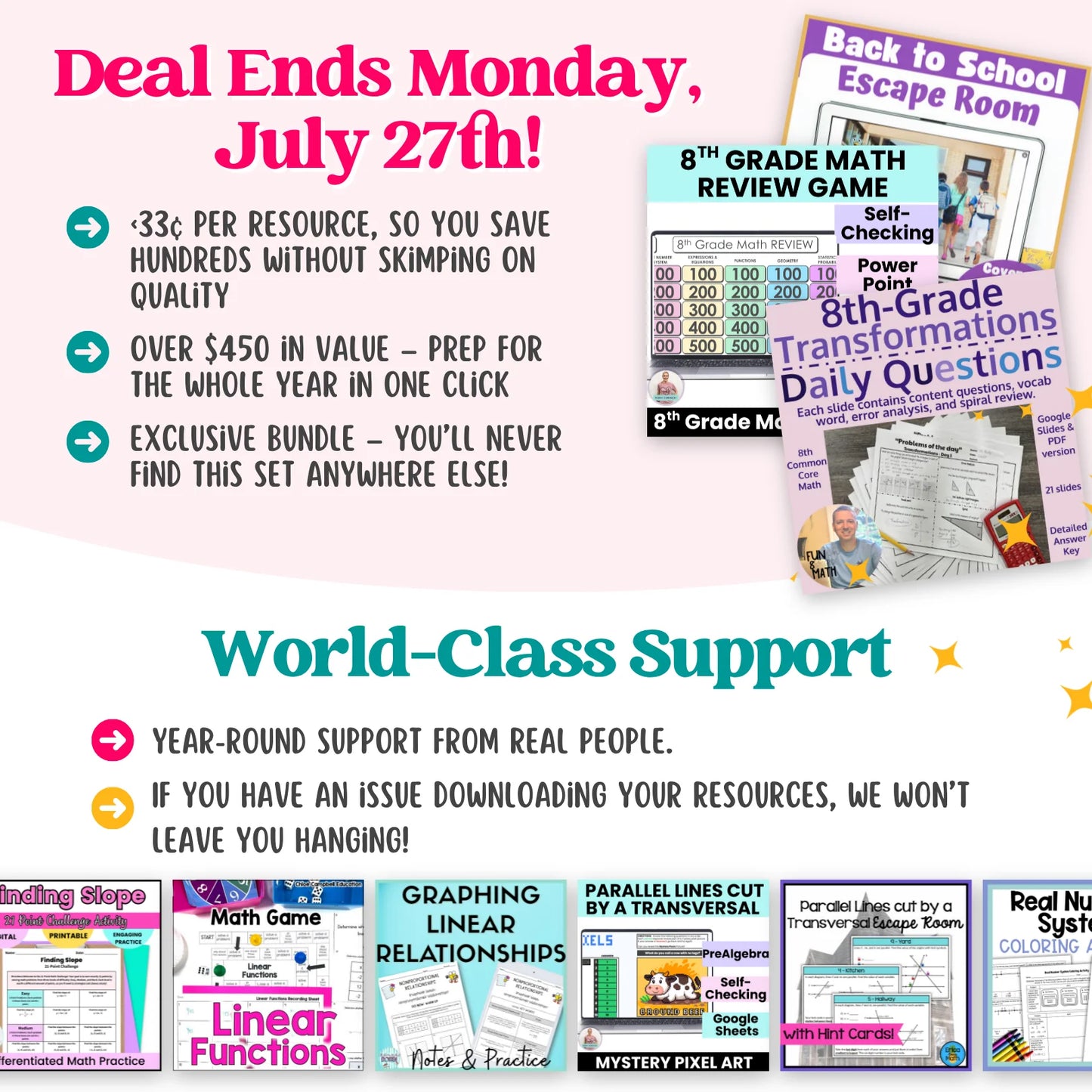 8th Grade Ultimate Math Bundle