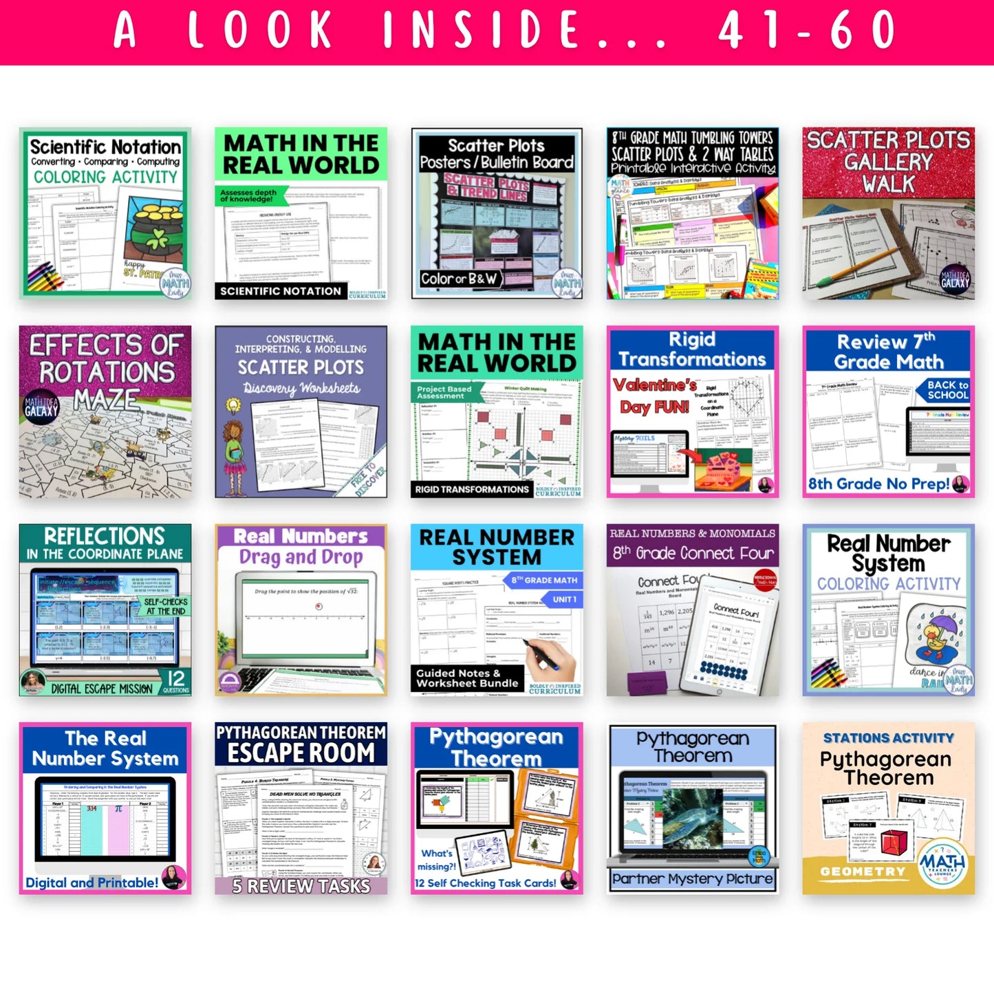 8th Grade Ultimate Math Bundle