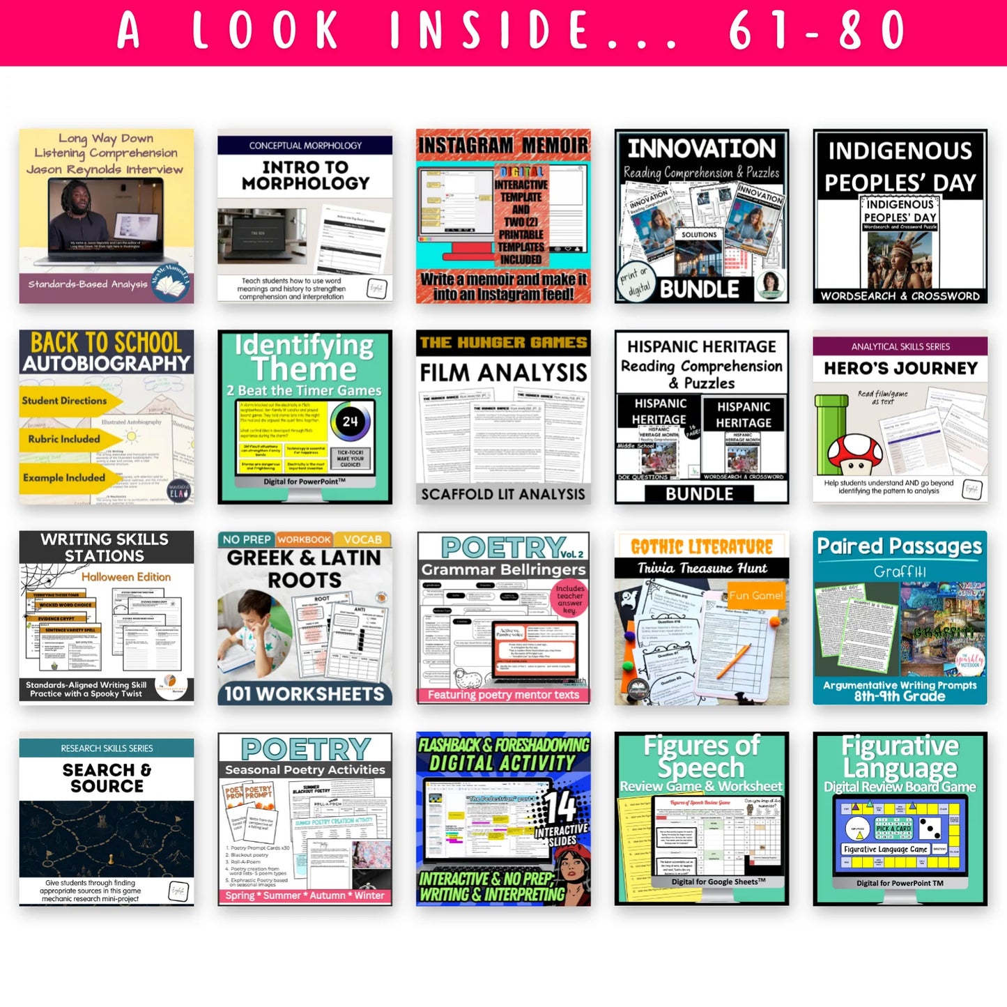 8th Grade Ultimate ELAR Bundle