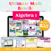 Algebra 1 Ultimate Math Bundle