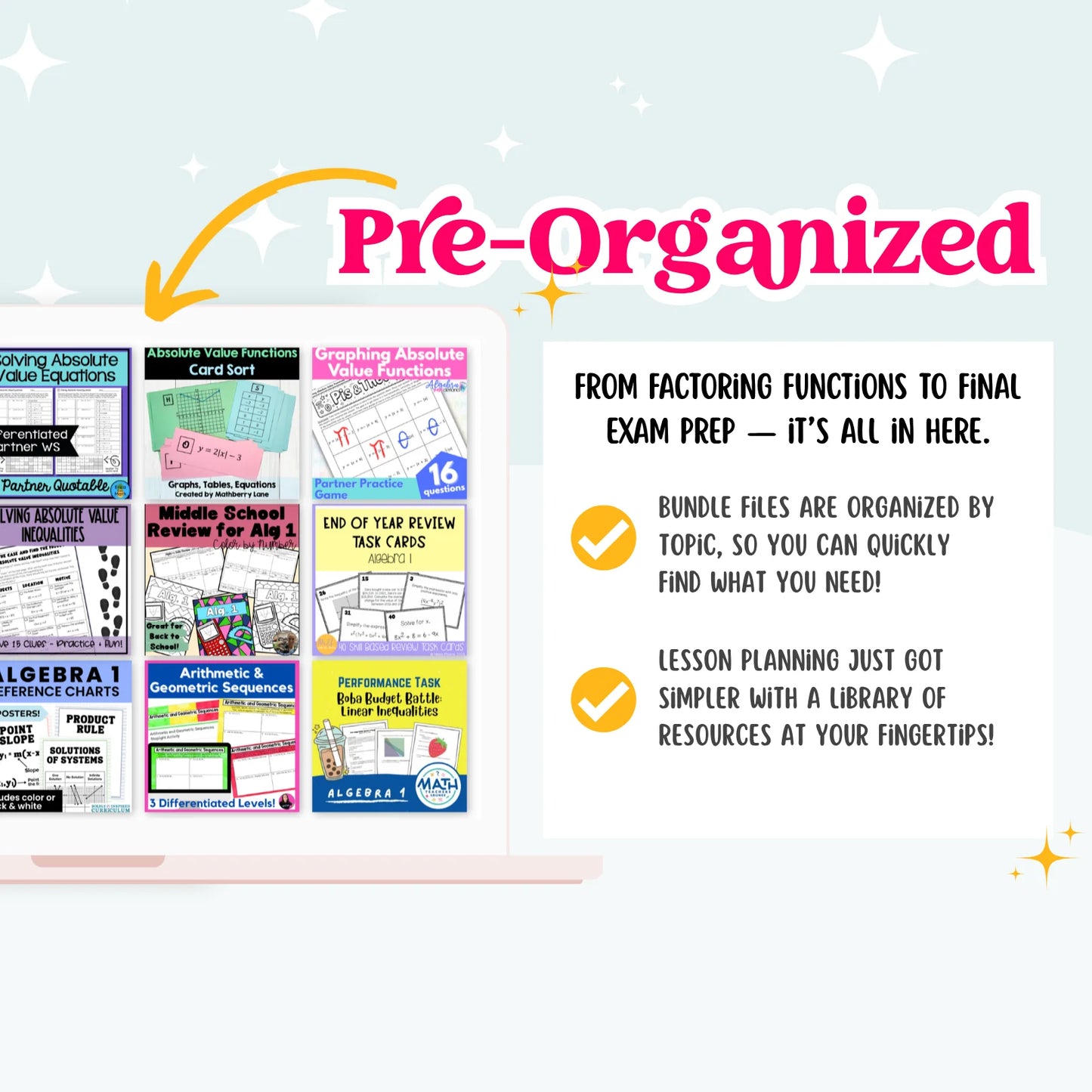 Algebra 1 Ultimate Math Bundle