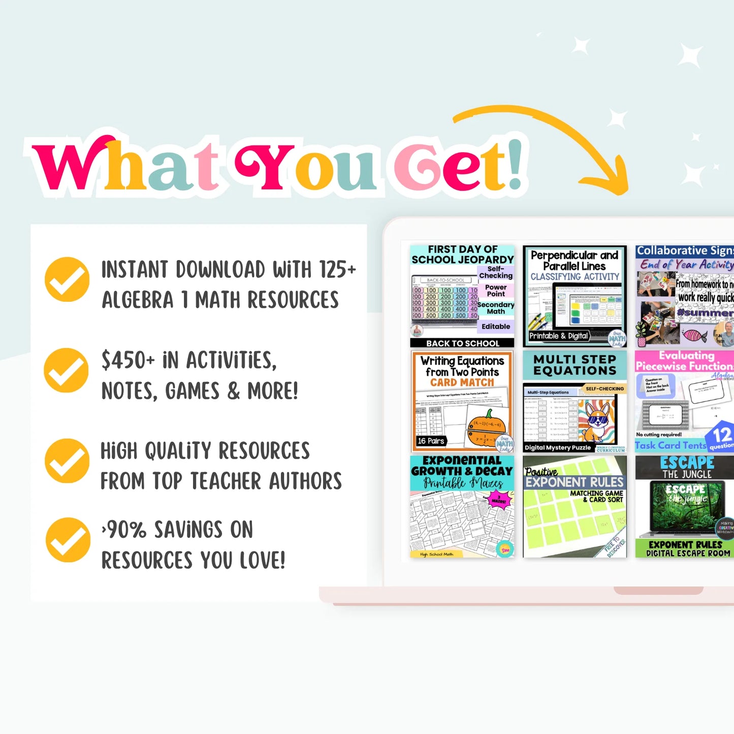 Algebra 1 Ultimate Math Bundle