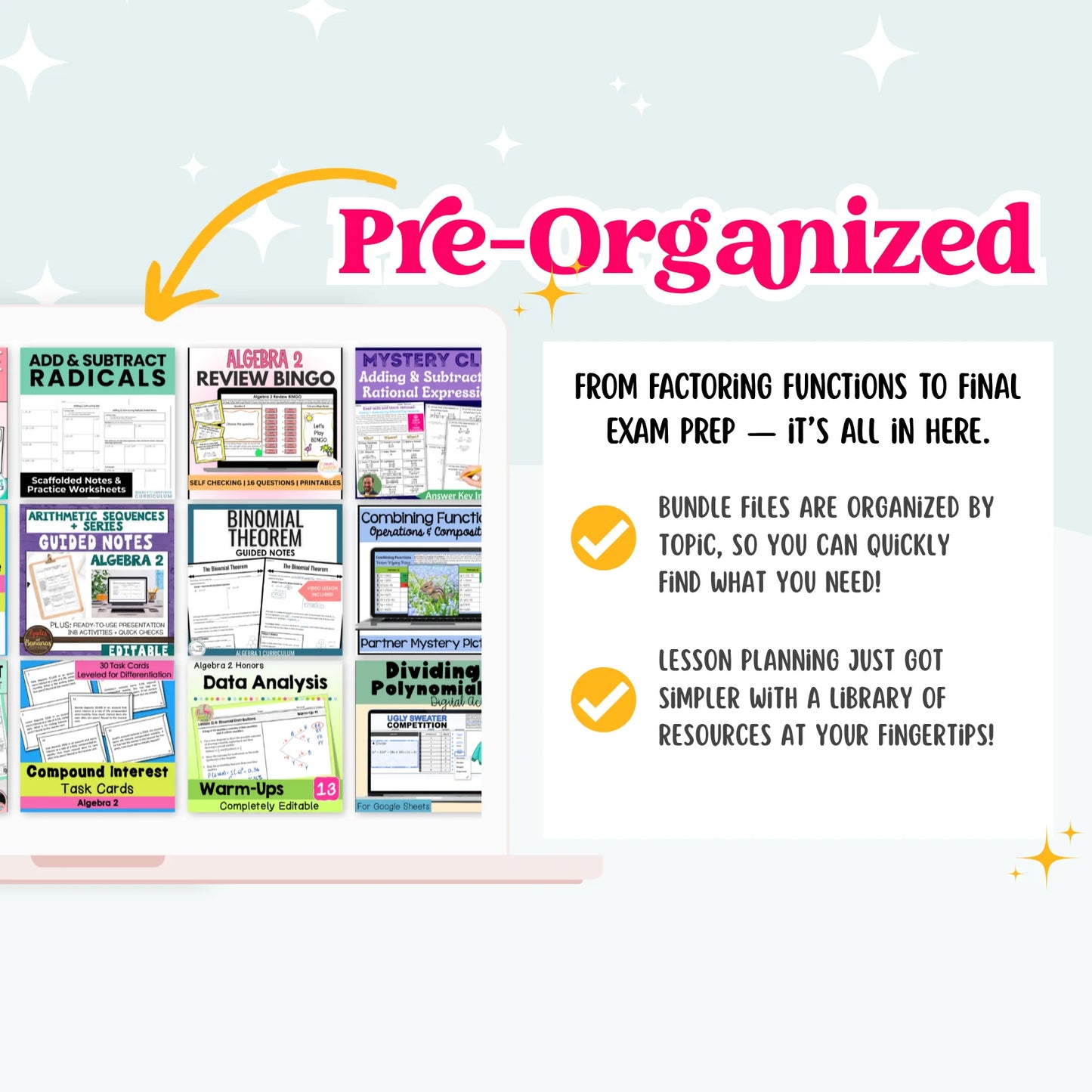 Algebra 2 Ultimate Math Bundle