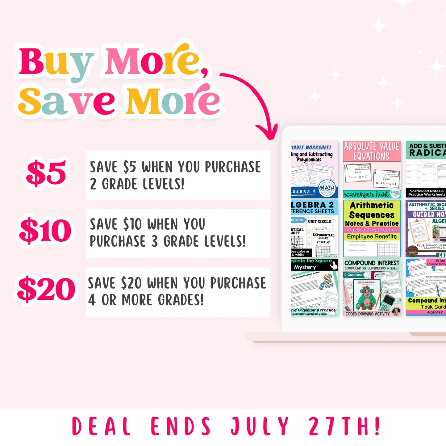 Algebra 2 Ultimate Math Bundle