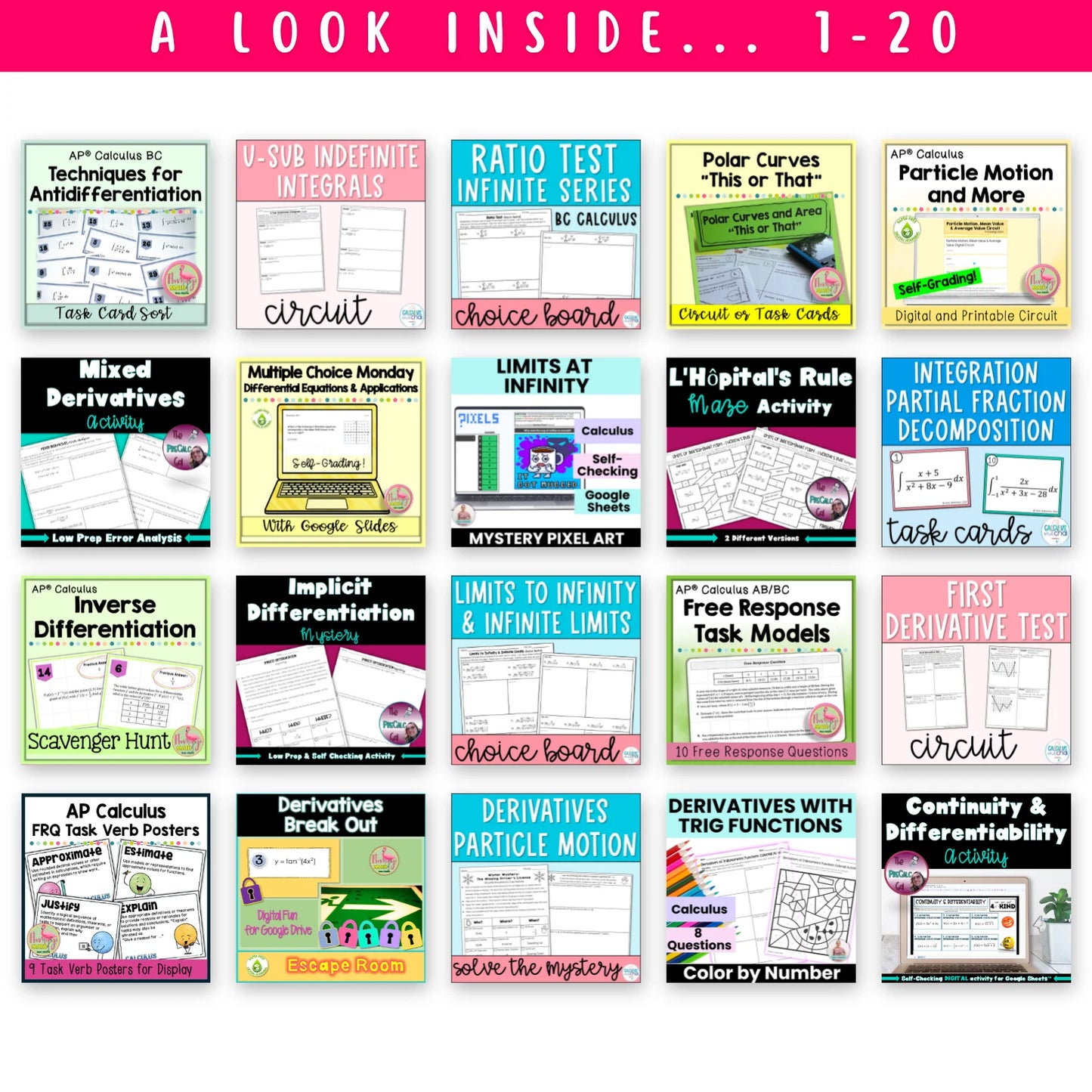 Calculus Ultimate Math Bundle