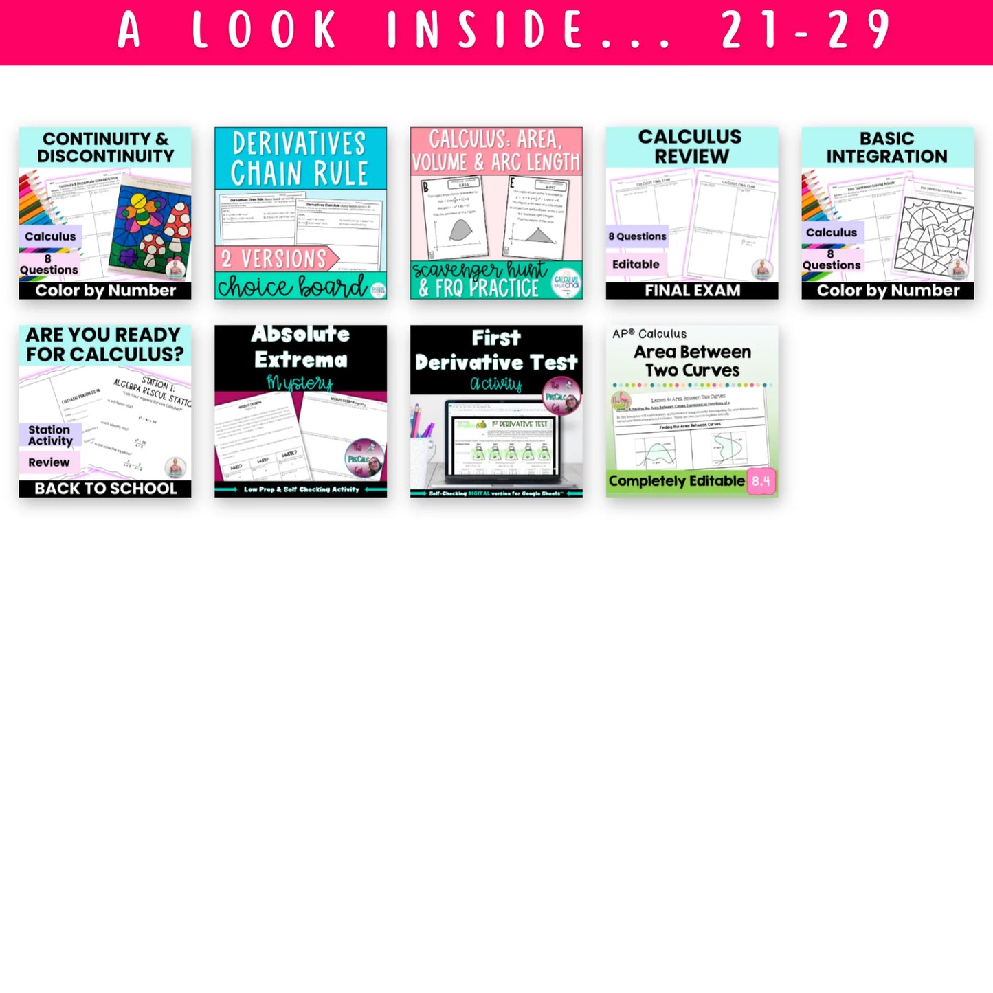 Calculus Ultimate Math Bundle