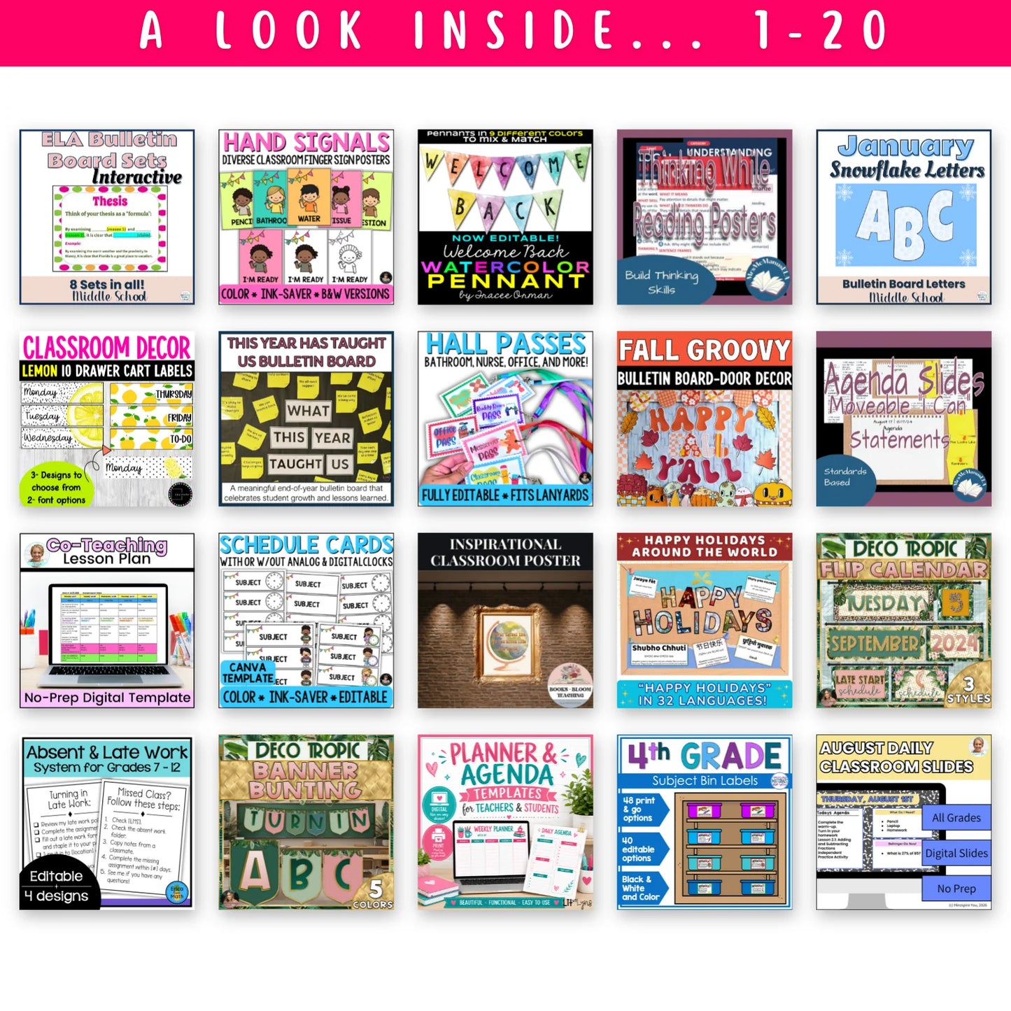 Ultimate Classroom Decor Bundle