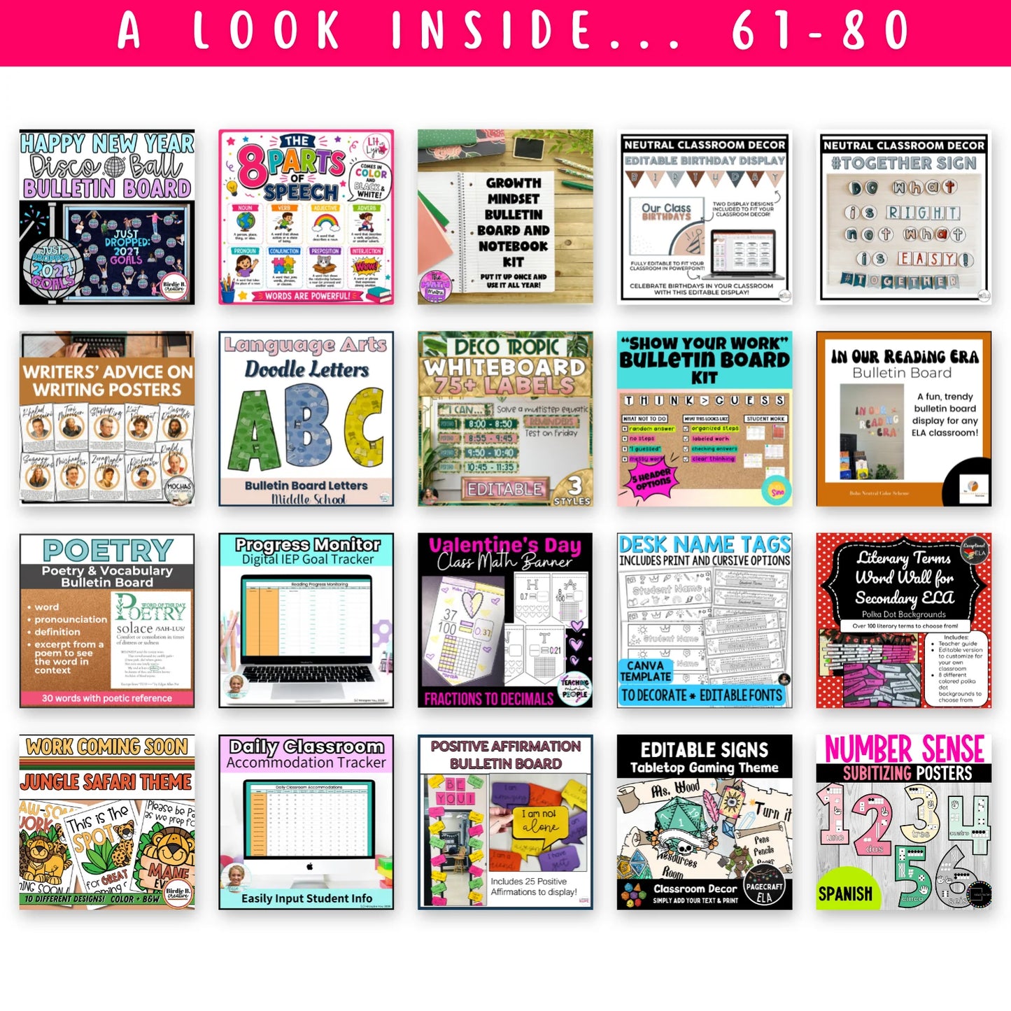 Ultimate Classroom Decor Bundle