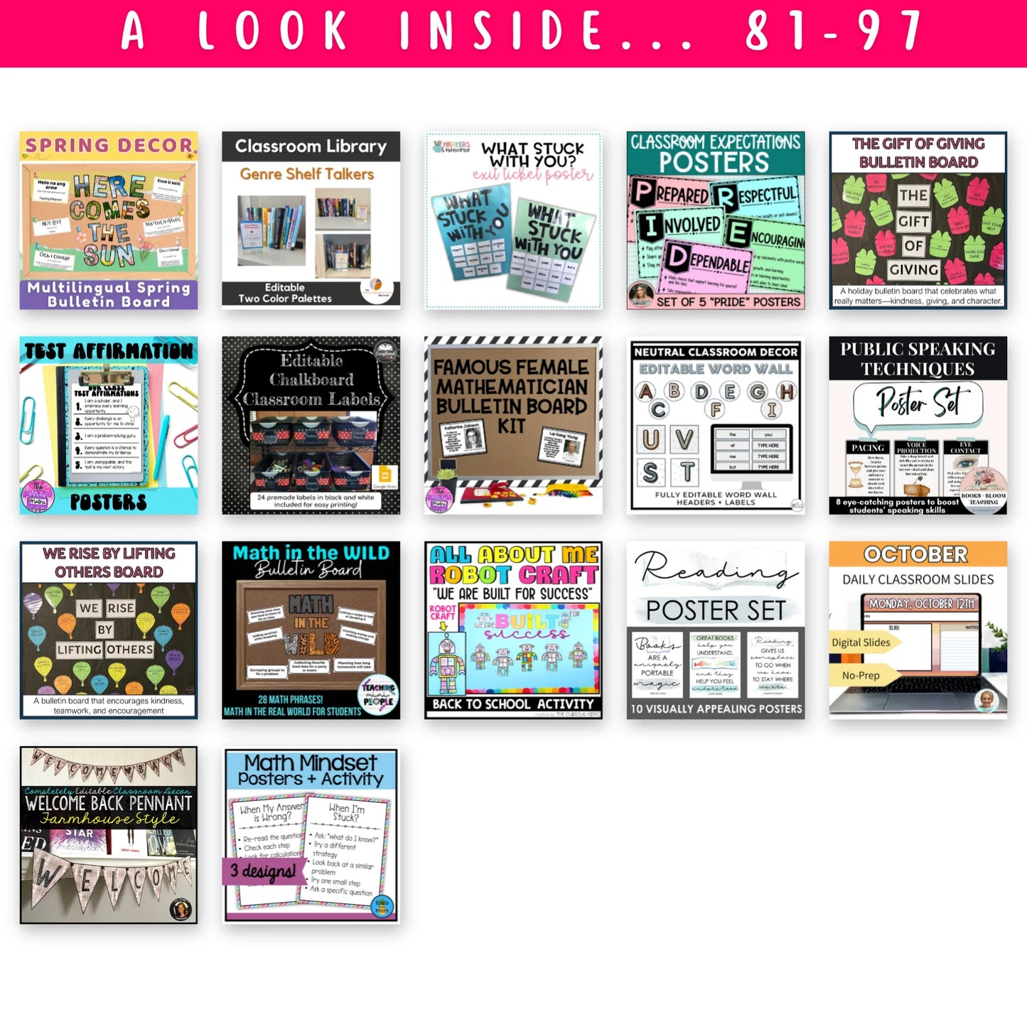 Ultimate Classroom Decor Bundle