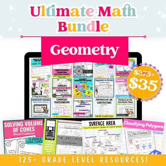 Geometry Ultimate Math Bundle