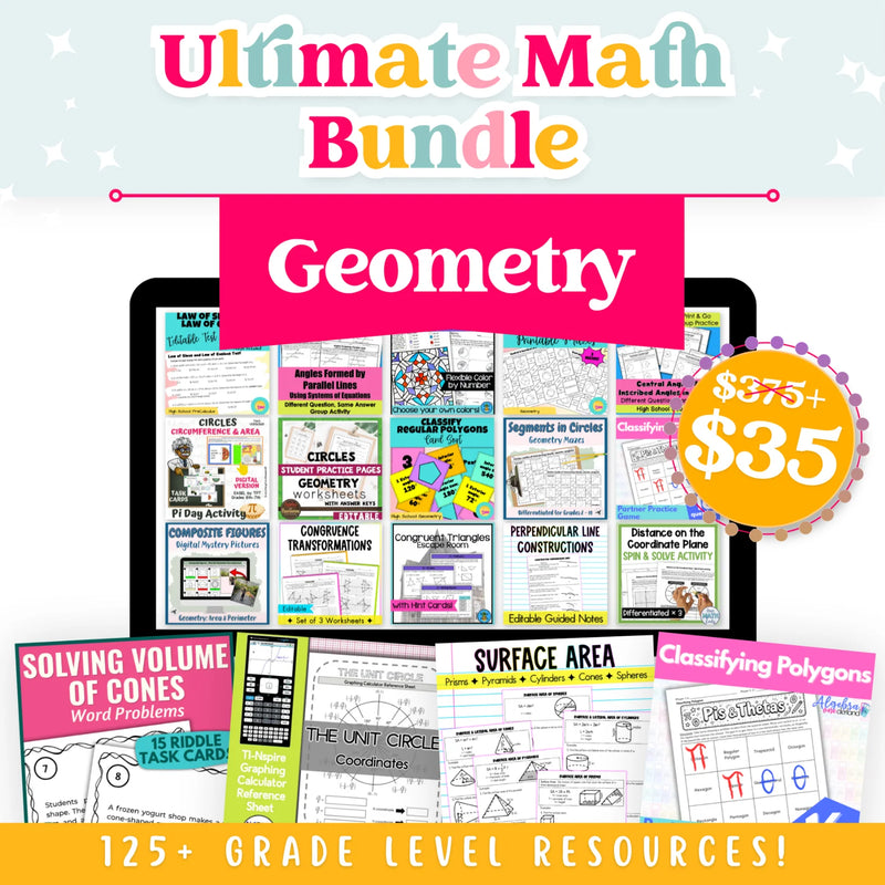 Geometry Ultimate Math Bundle
