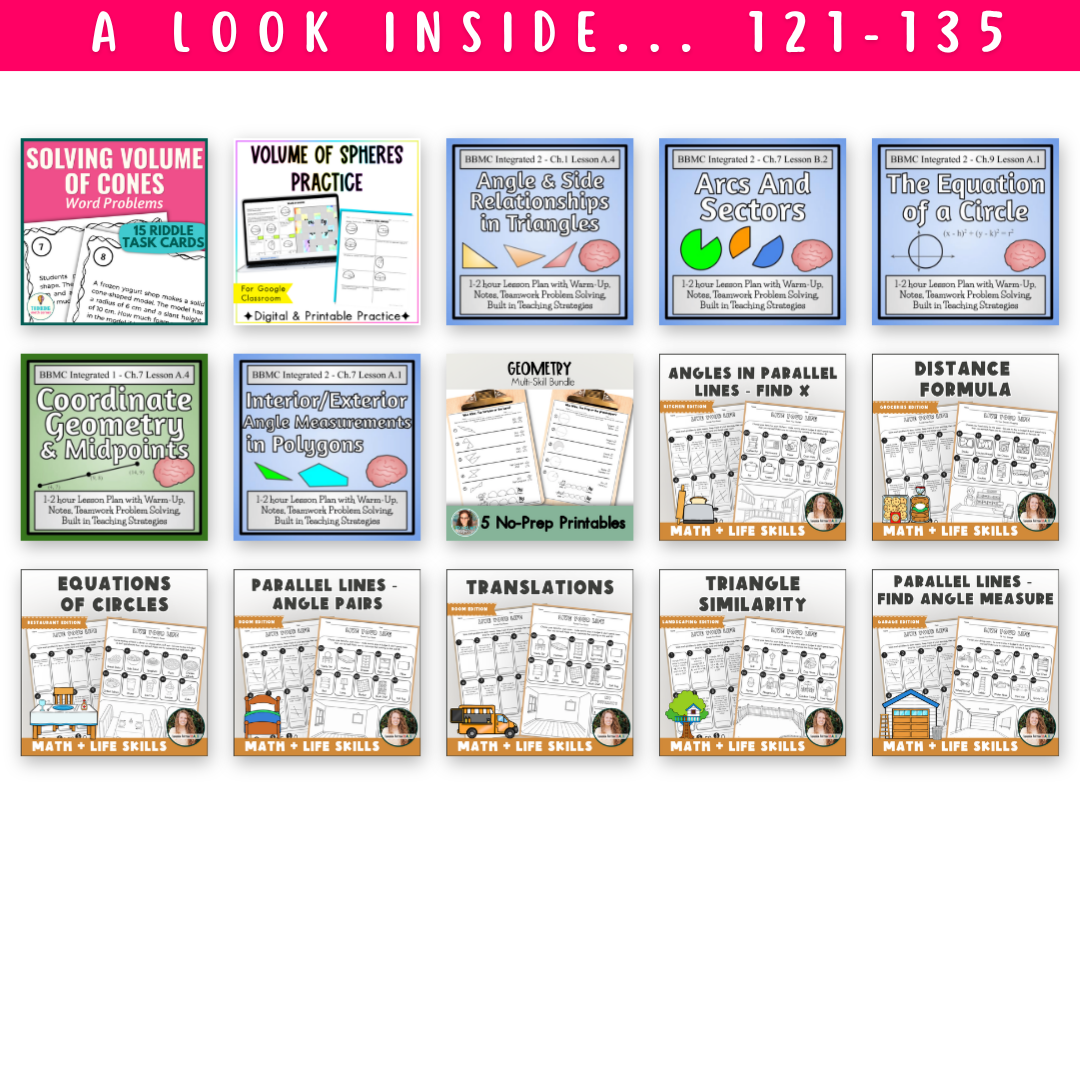 Geometry Ultimate Math Bundle