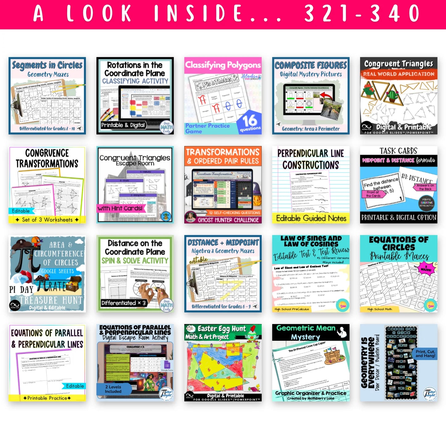 High School Mega Math Bundle
