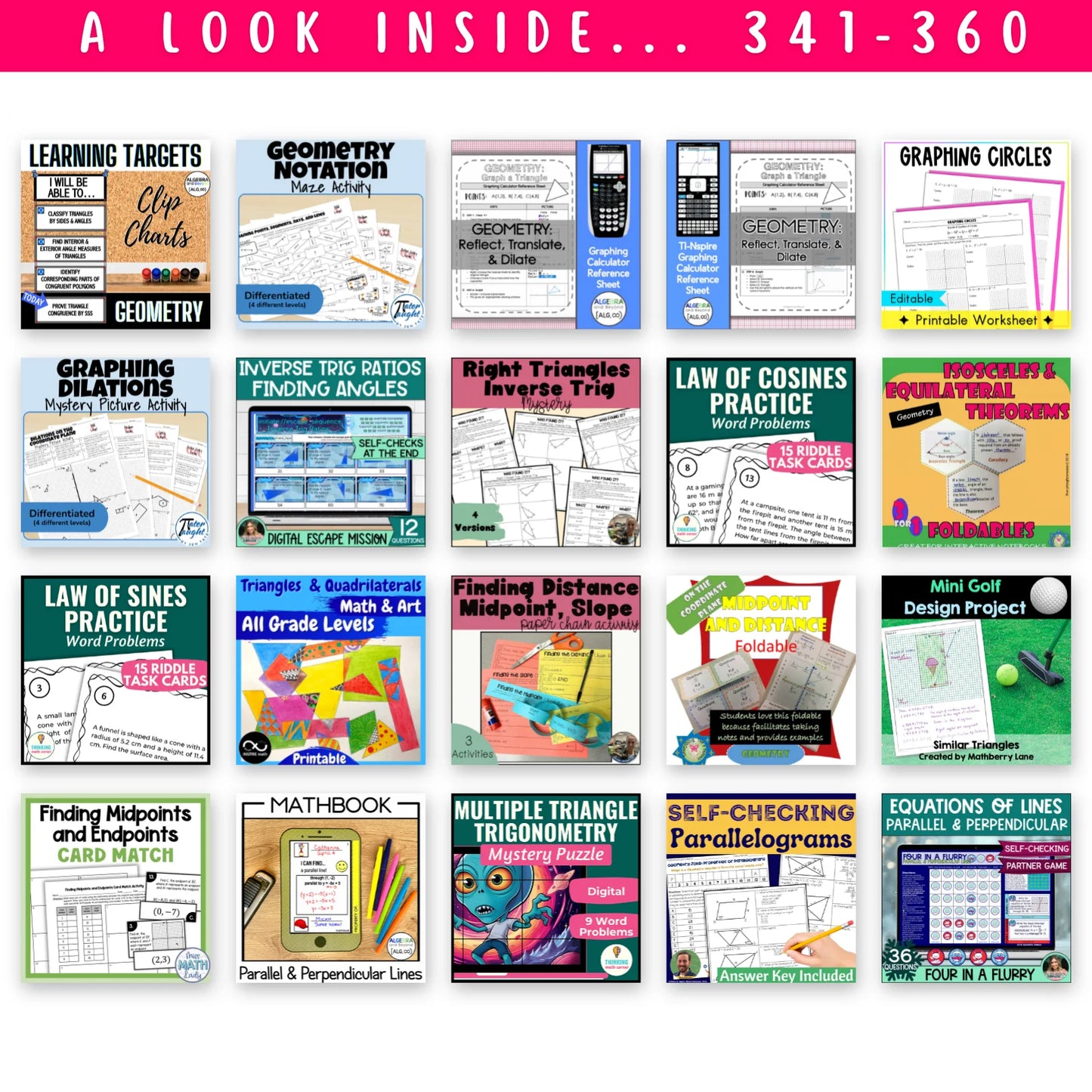 High School Mega Math Bundle