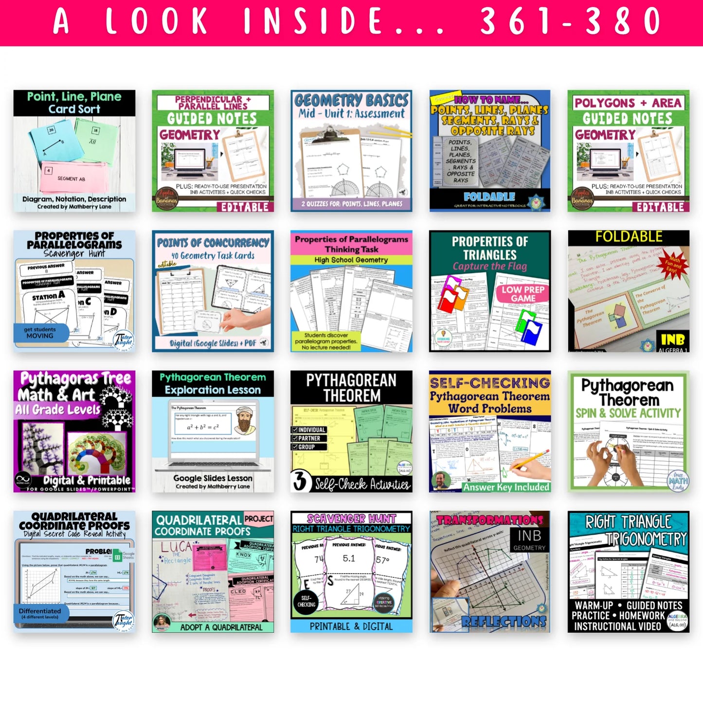 High School Mega Math Bundle