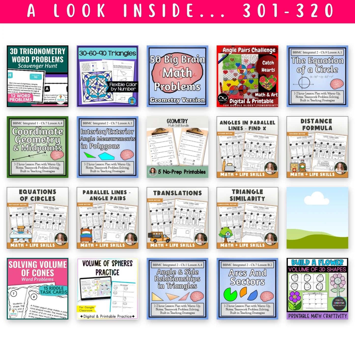 High School Mega Math Bundle
