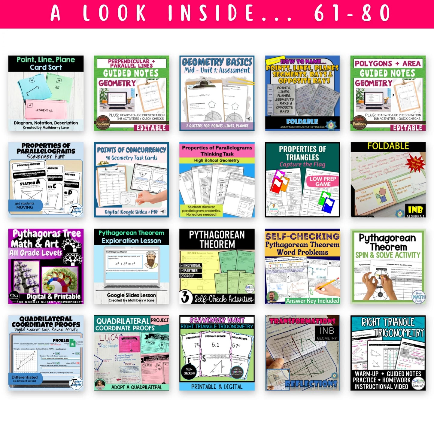 Geometry Ultimate Math Bundle