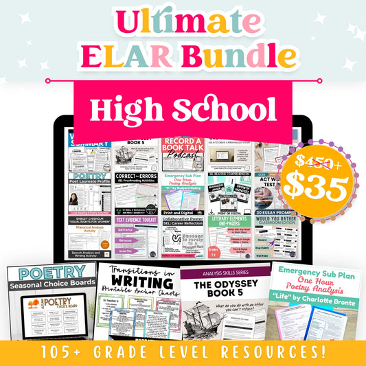 High School ELAR Bundle