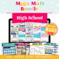 High School Mega Math Bundle