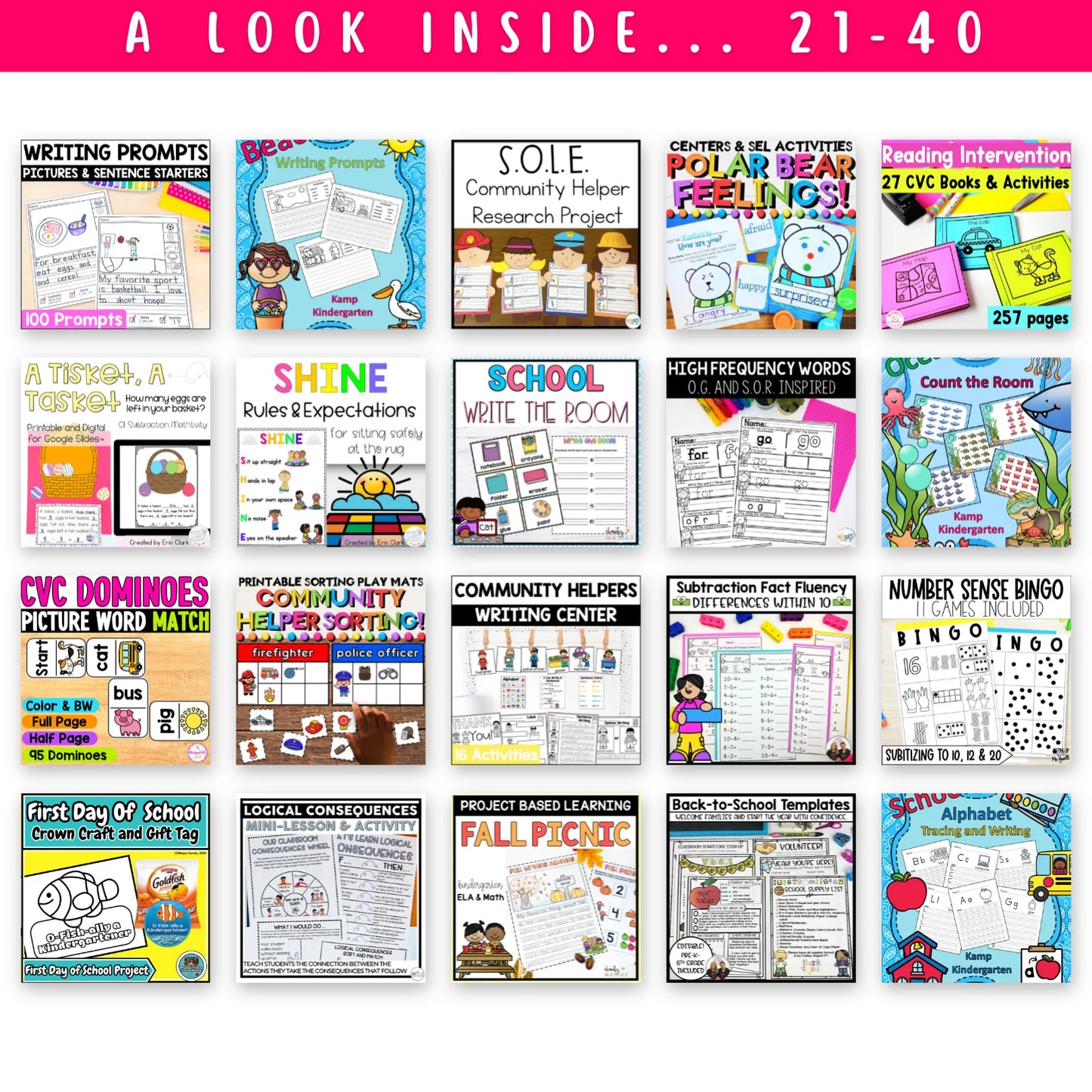 Kindergarten - Ultimate Bundle