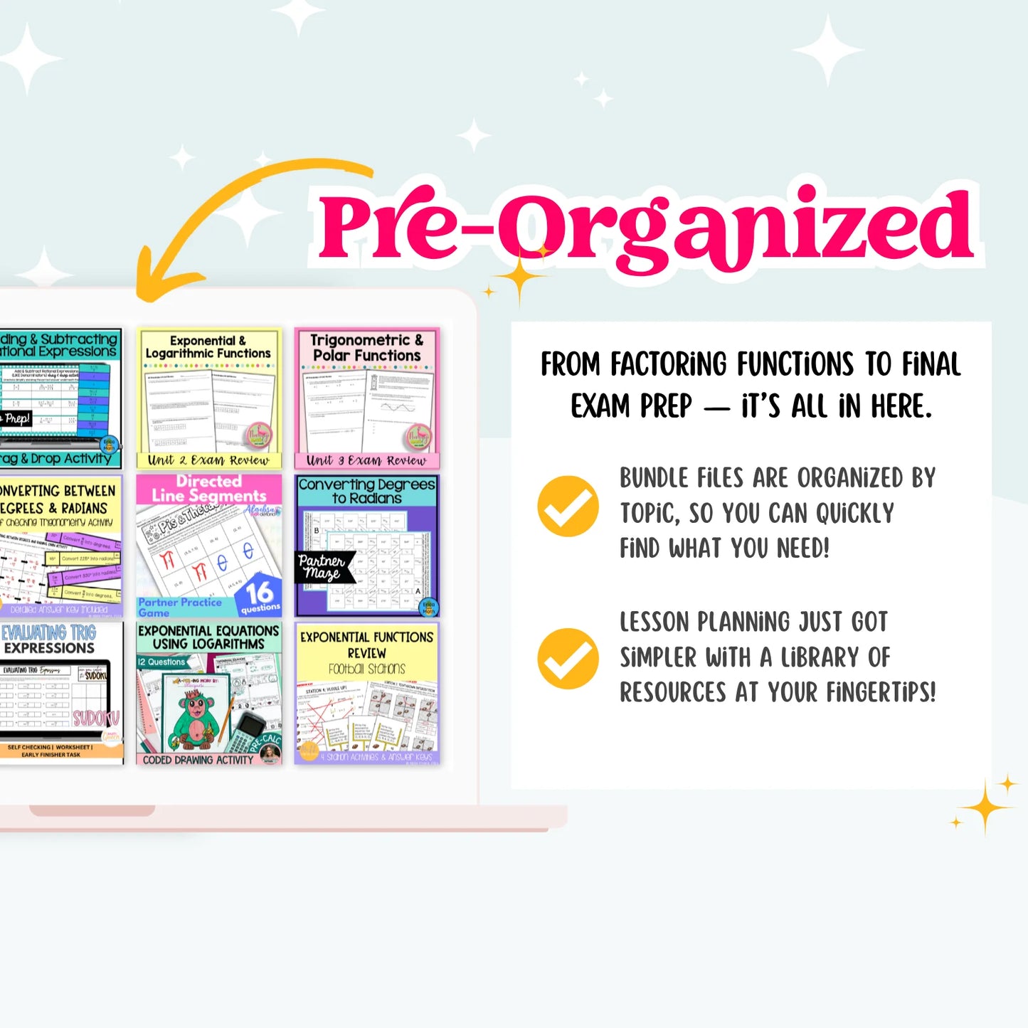 Pre-Cal/Trig Ultimate Math Bundle