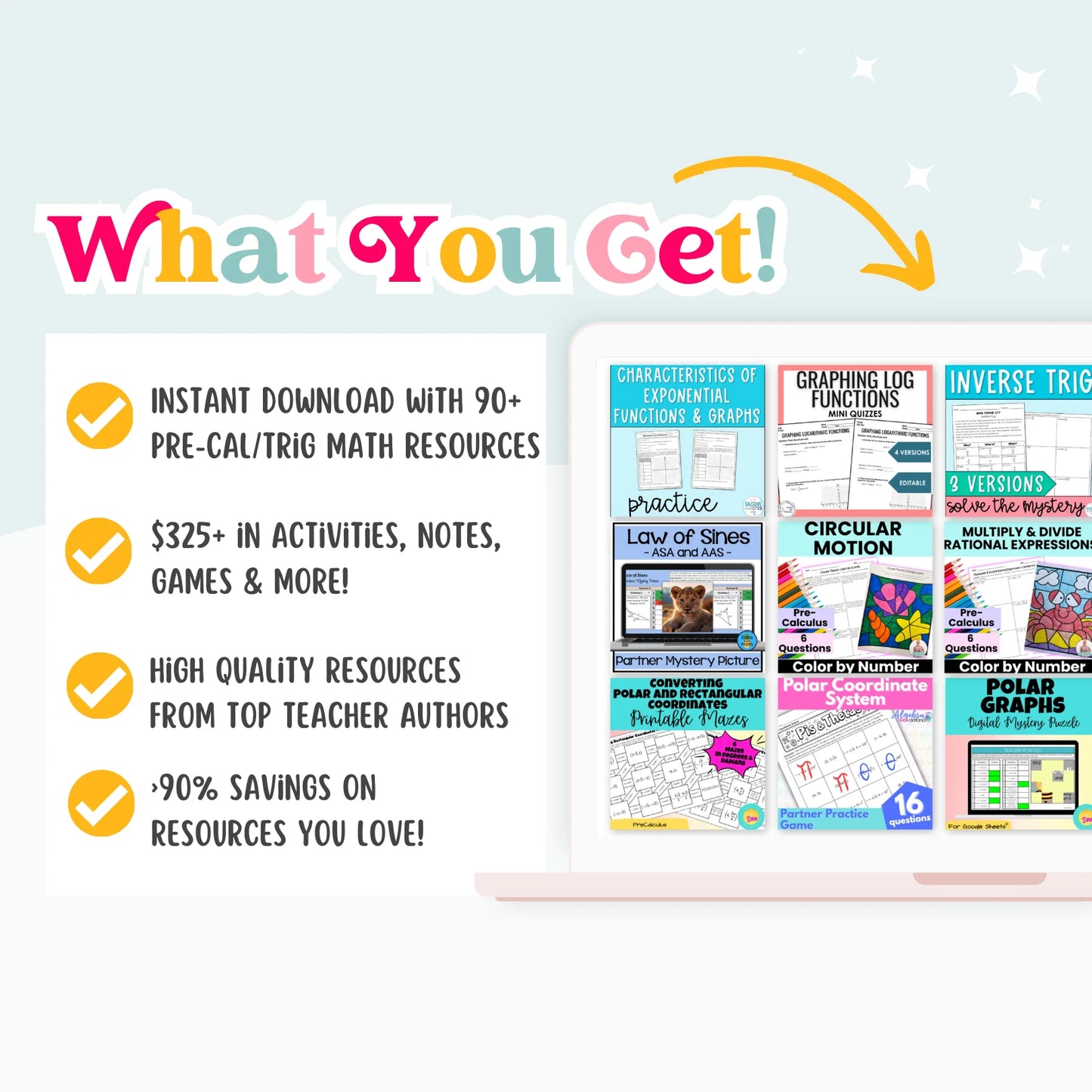 Pre-Cal/Trig Ultimate Math Bundle