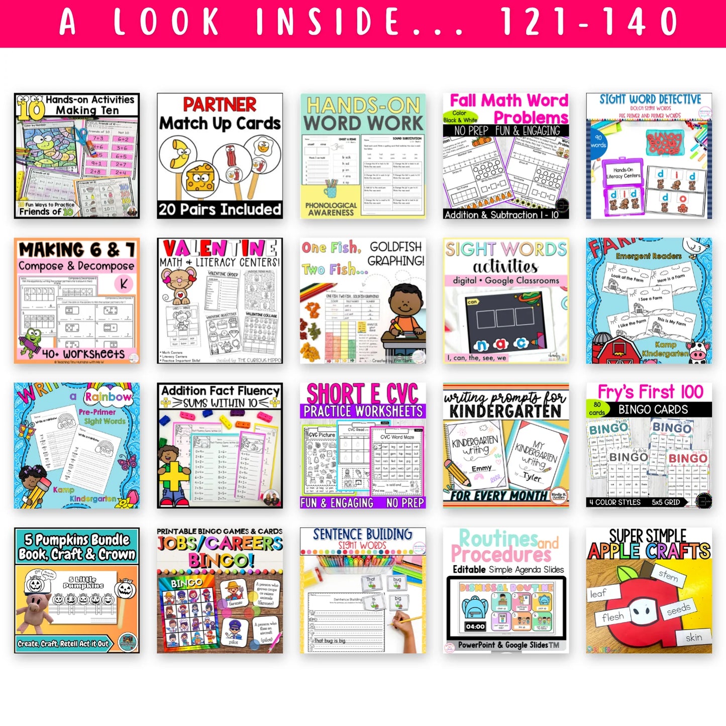 Pre-K, Kinder, 1st & 2nd Grade - Mega Bundle