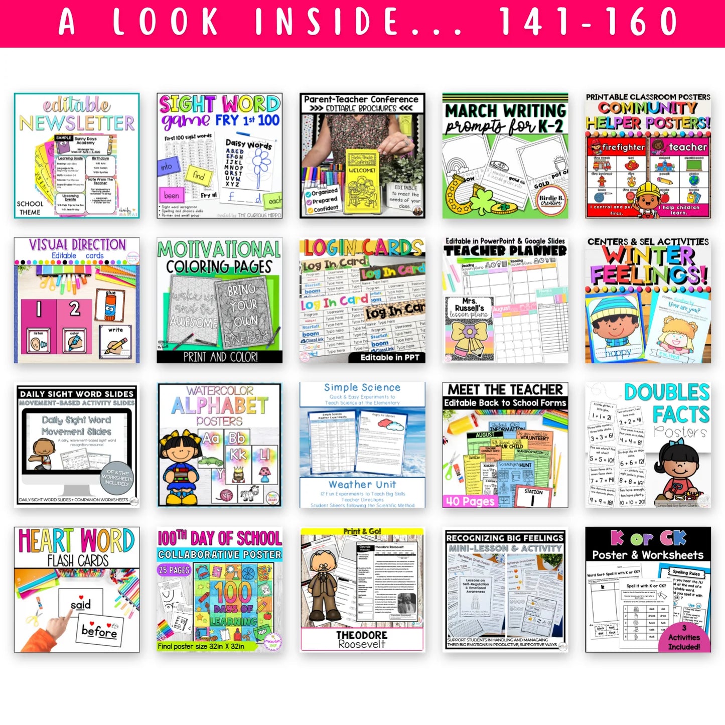 Pre-K, Kinder, 1st & 2nd Grade - Mega Bundle