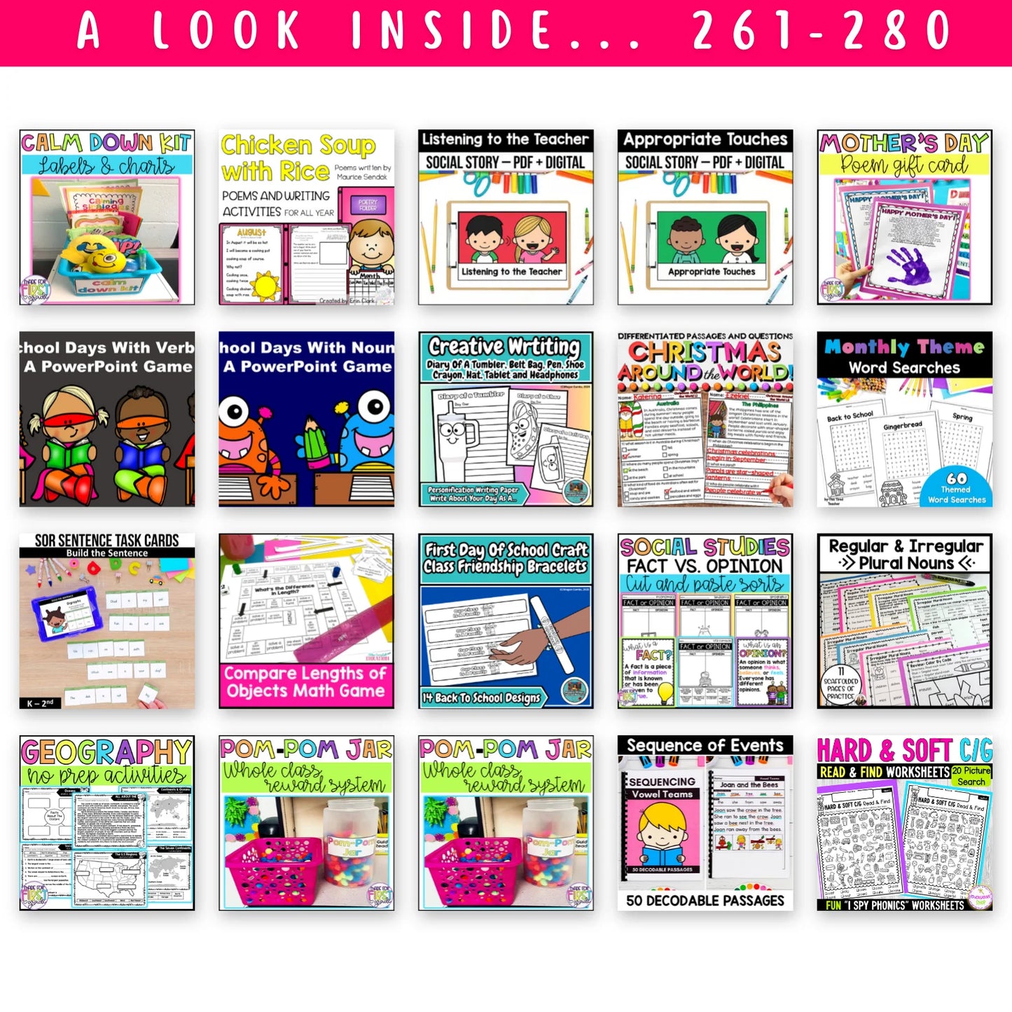 Pre-K, Kinder, 1st & 2nd Grade - Mega Bundle