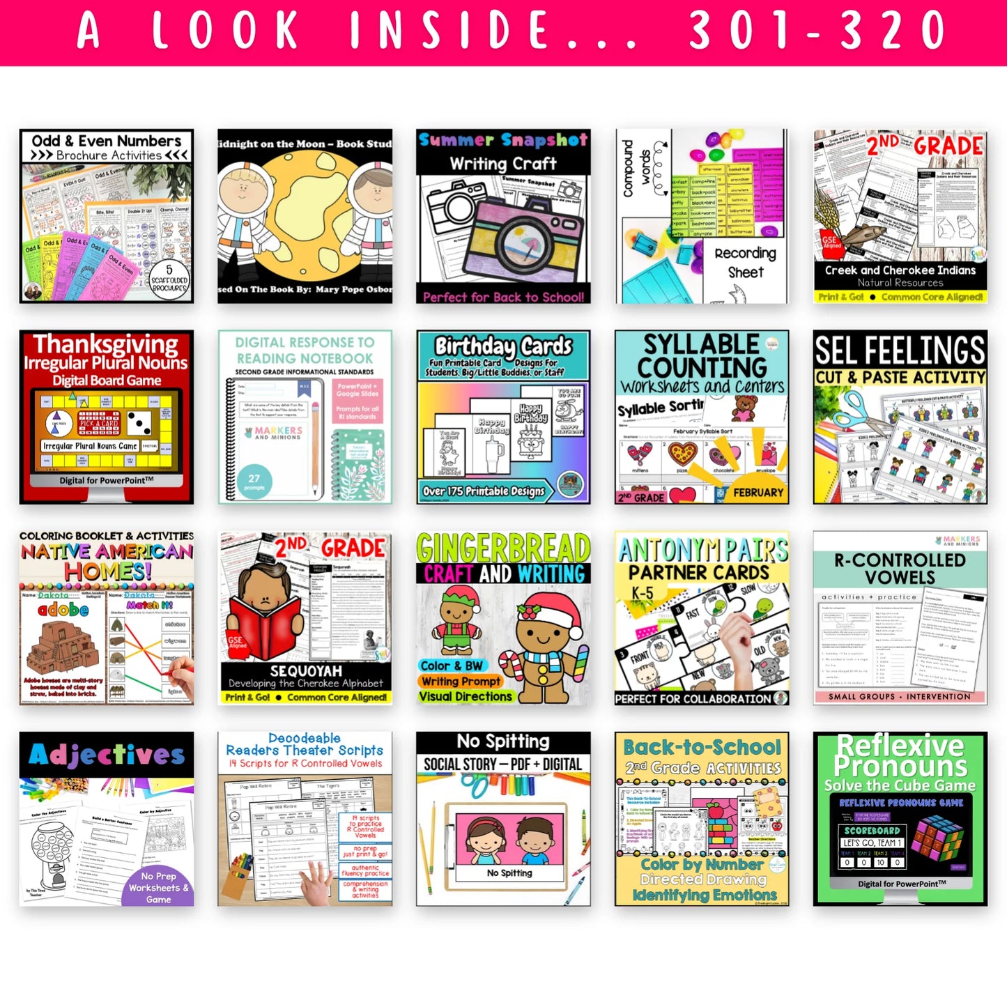 Pre-K, Kinder, 1st & 2nd Grade - Mega Bundle