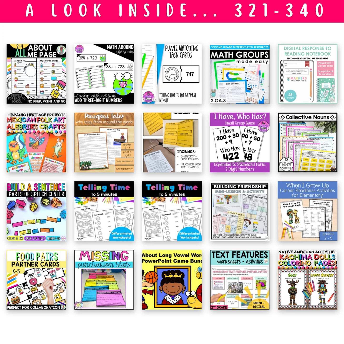 Pre-K, Kinder, 1st & 2nd Grade - Mega Bundle