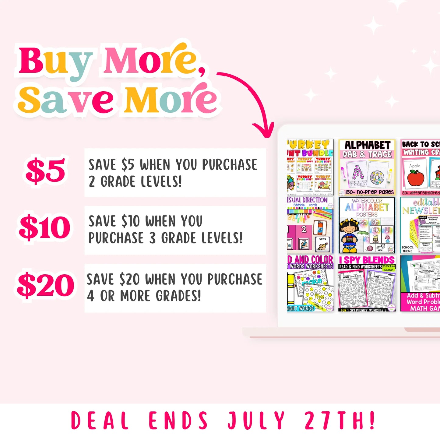 Pre-K, Kinder, 1st & 2nd Grade - Mega Bundle